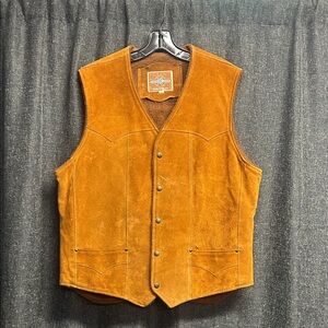 Vintage Men's Suede Leather Vest